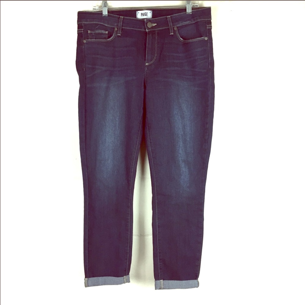 Paige crop jeans